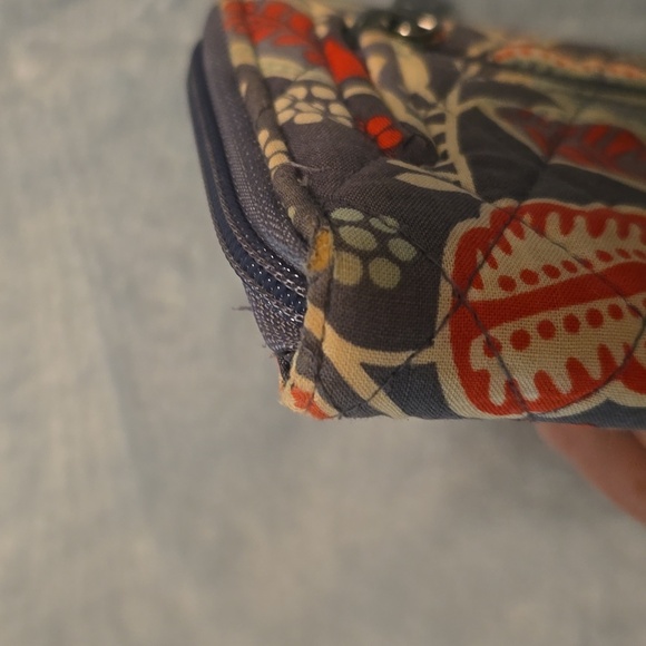 Vera Bradley Wallet with Turn Lock And Zipper Compartment (Bin 12) - Picture 9 of 11